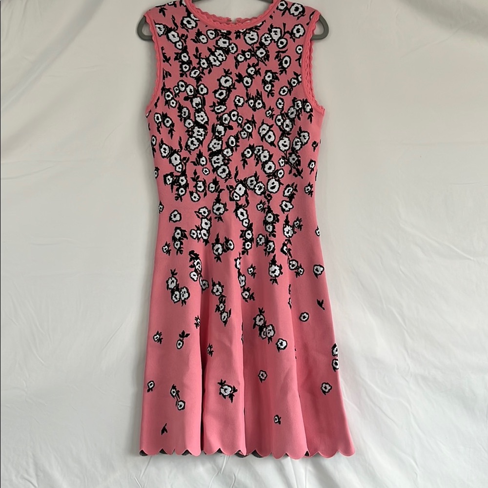 Floral Pink Sleeveless Dress